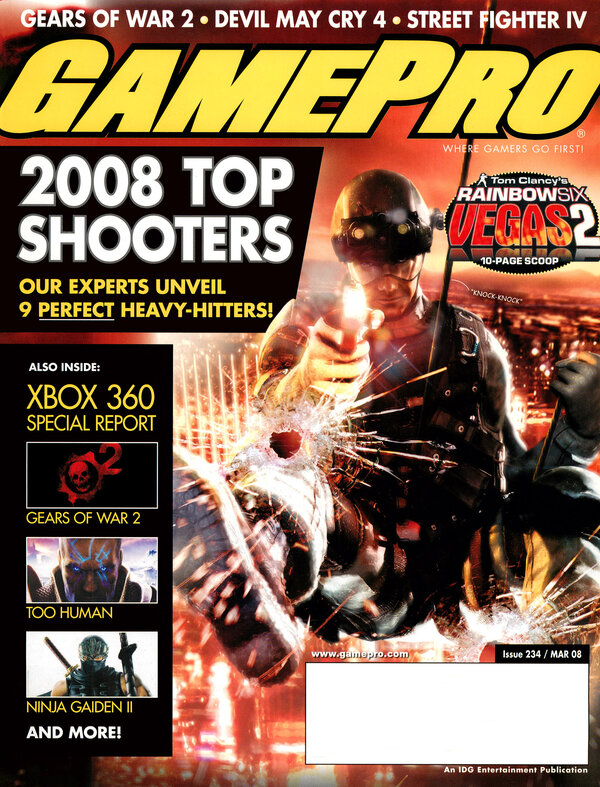 GamePro Issue 234 (March 2008) cover